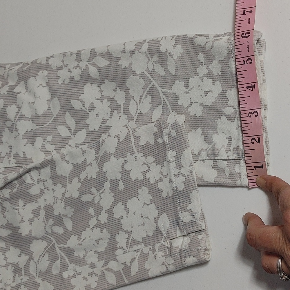 Pilcro and then Letterpress/Anthropologie Floral Stet Jeans - Picture 9 of 12